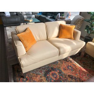 Bliss Luxe Cream Top-Grain Leather Sectional - 4 Seat Configuration -  Wallaroo's Furniture & Mattresses