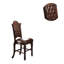 Chaise d'appoint capitonnée cerise