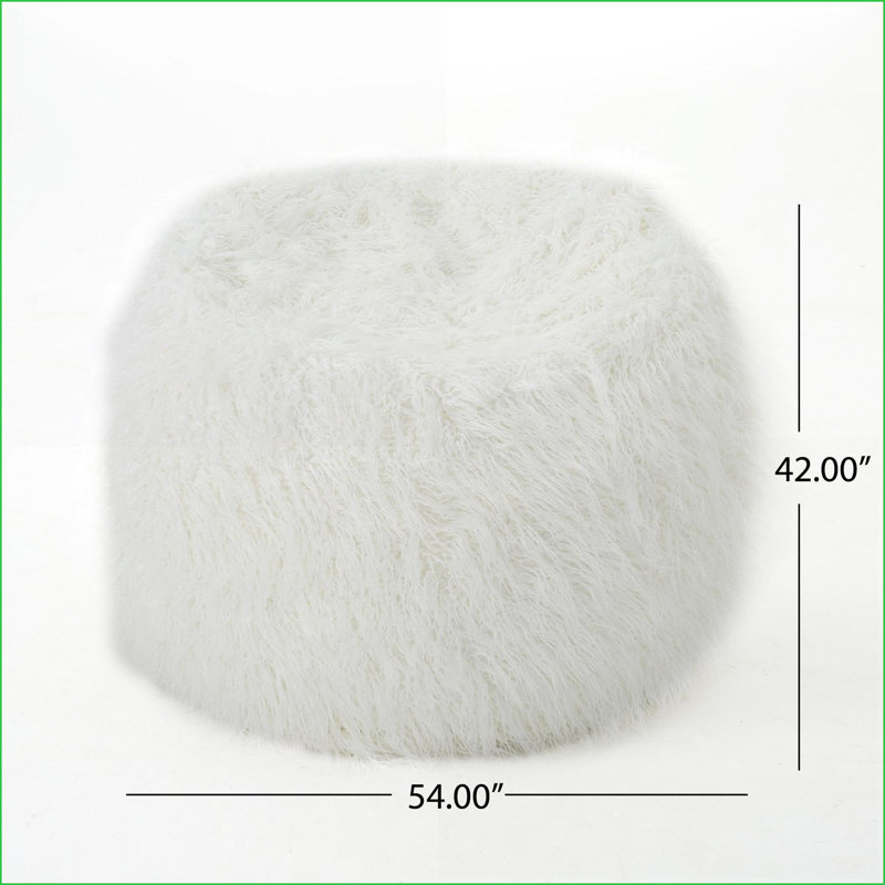 Fauteuil à billes Mahin Blanc | Rond