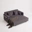 Canapé-lit coulissant réglable 66 po 3-en-1 avec 4 coussins et poches latérales pour le salon, la chambre à coucher, l'appartement, le bureau-2047832419