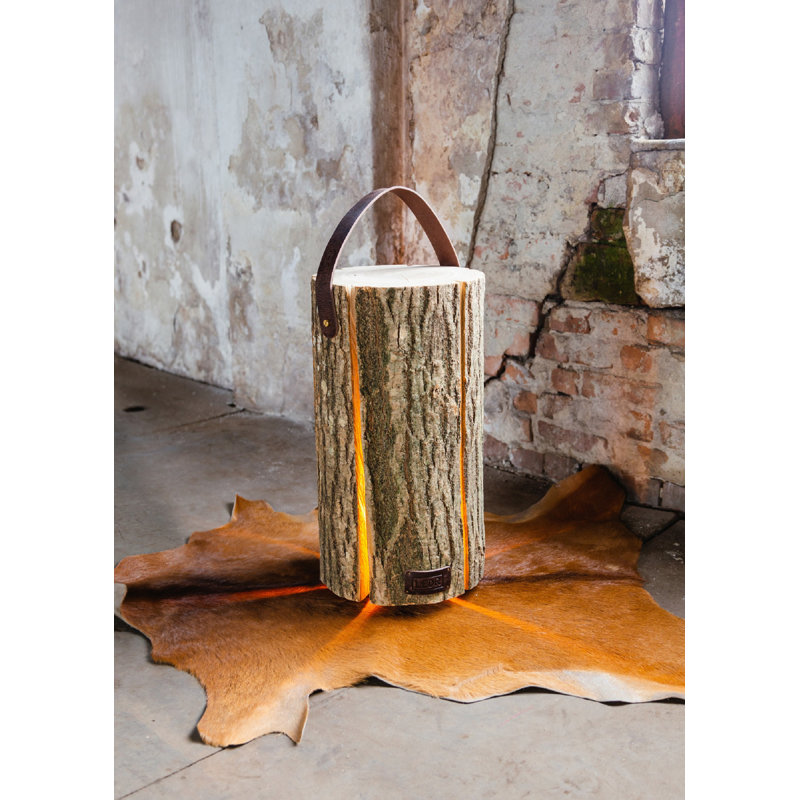 Bois clair - Bois de cerisier M | | Leather Edition, H 17,7 po x l 9,85 po x P 9,85 po
