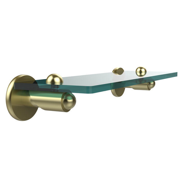 Soho Bracket Shelf, Unlacquered Brass