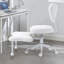 Chaise de méditation rembourrée en peluche à pieds croisés