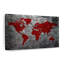 «World Map Boulder World Map», reproduction sur toile-92517707