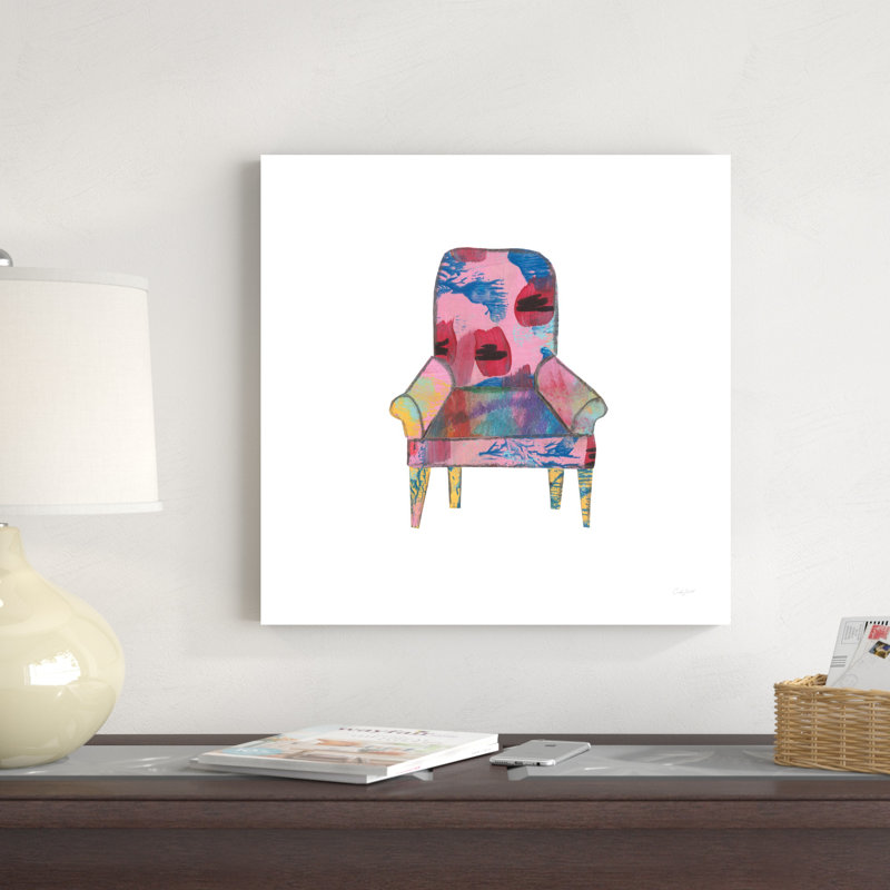 «Mod Chairs VII» par Courtney Prahl, impression sur toile tendue, H 20 po x l 20 po