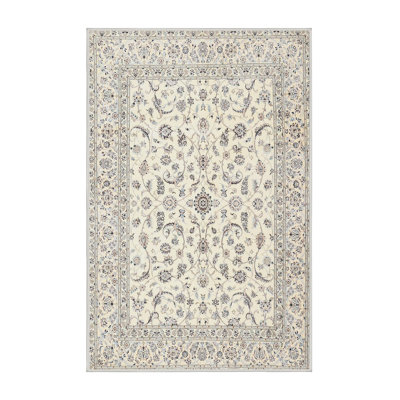 Tapis traditionnel beige / noir Gline