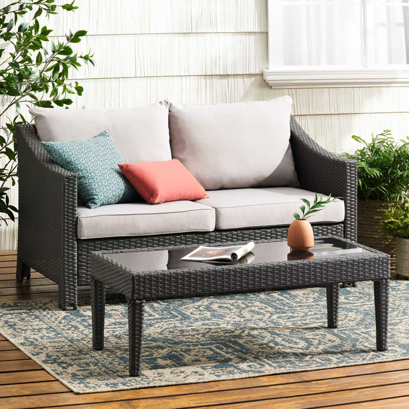 ANTIBES LOVESEAT & TABLE