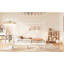 Lit simple avec clôture en blanc - Bois de pin massif pour un décor charmant-130080200