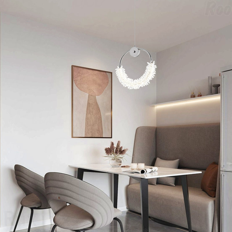 Lustre - lampe de chevet en cristal moderne, barre lumineuse à DEL Cristal