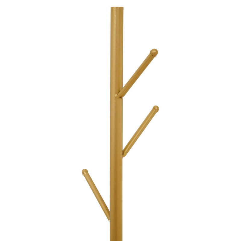 Alawna Metal Freestanding 5 - Hook Coat Rack