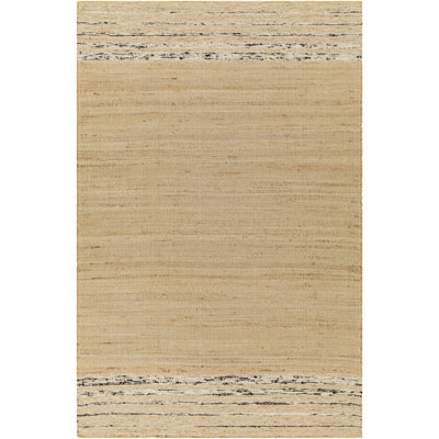 Striped Area Rug in Camel