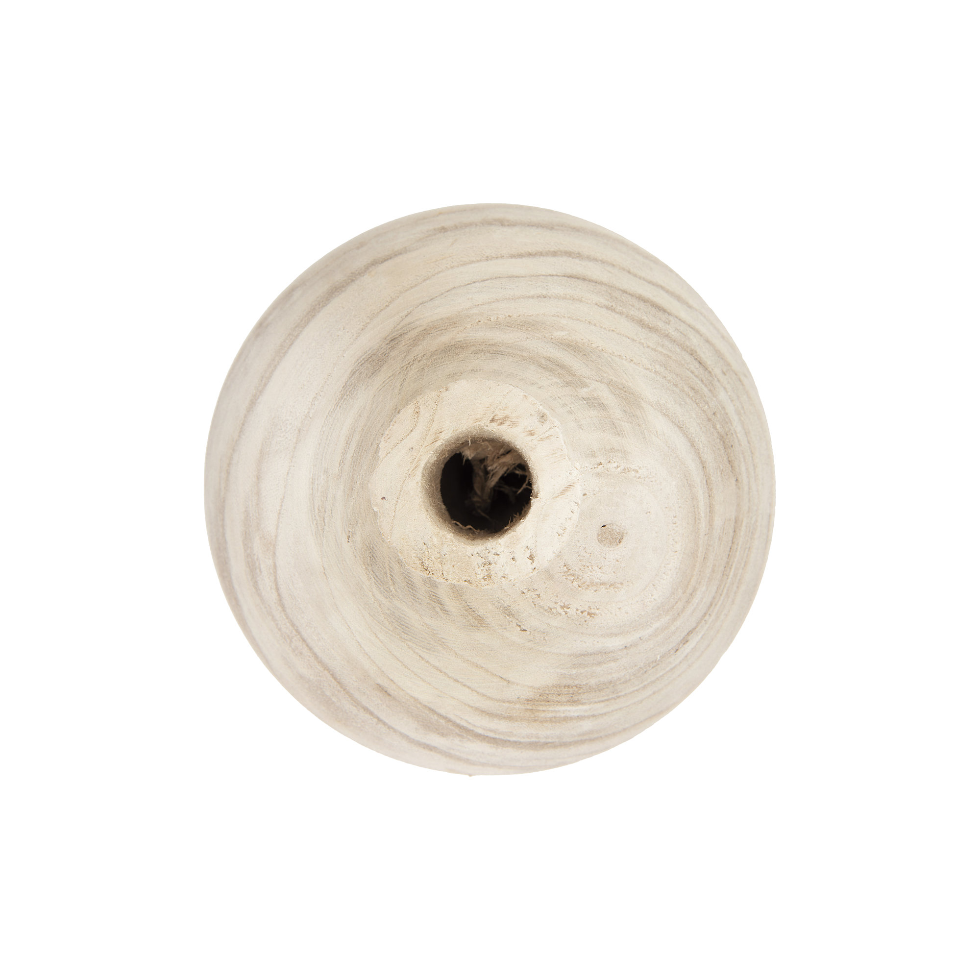 Rodiguez 5.12'' Solid Wood Table Vase, Beige