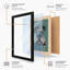 Distinguished Schnauzer Modern - Framed Print-2012527469-2012527464
