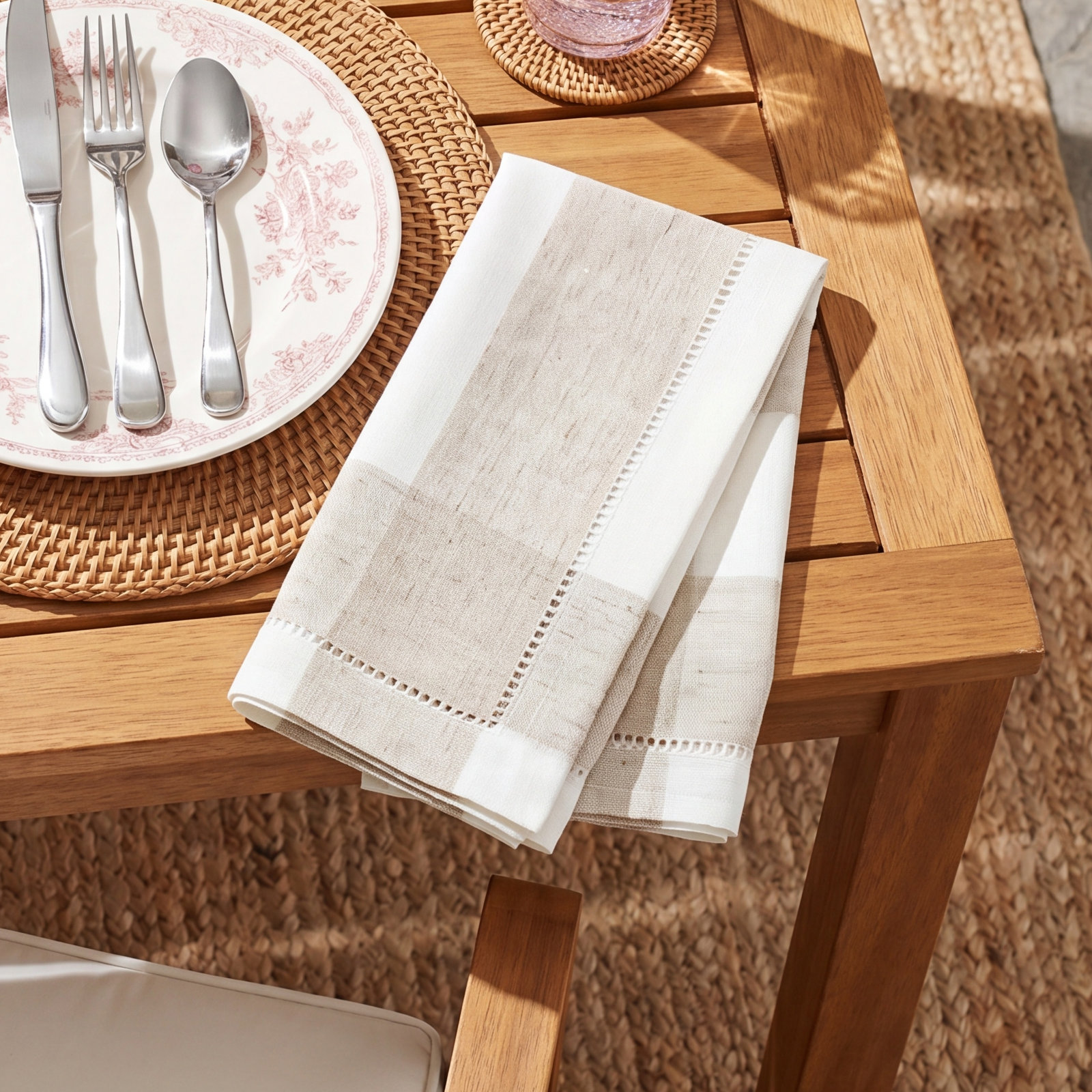 Sweetwater Reversible Linen Napkin