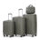 14 "/ 20" / 24 "/ 28" 4 pièces / ensemble dans un bagage à roulettes en PP, une valise de transport, une tringle en fer, une serrure à mot de passe à combinaison, un étui à cosmétiques de 14 po