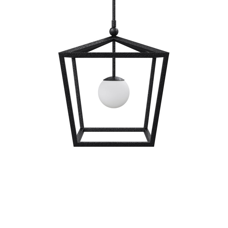 Denison Outdoor Hanging Light, 24.5" H x 18" W x 18" D