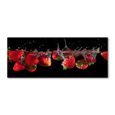 Strawberries under water 1 Piece Wall Art