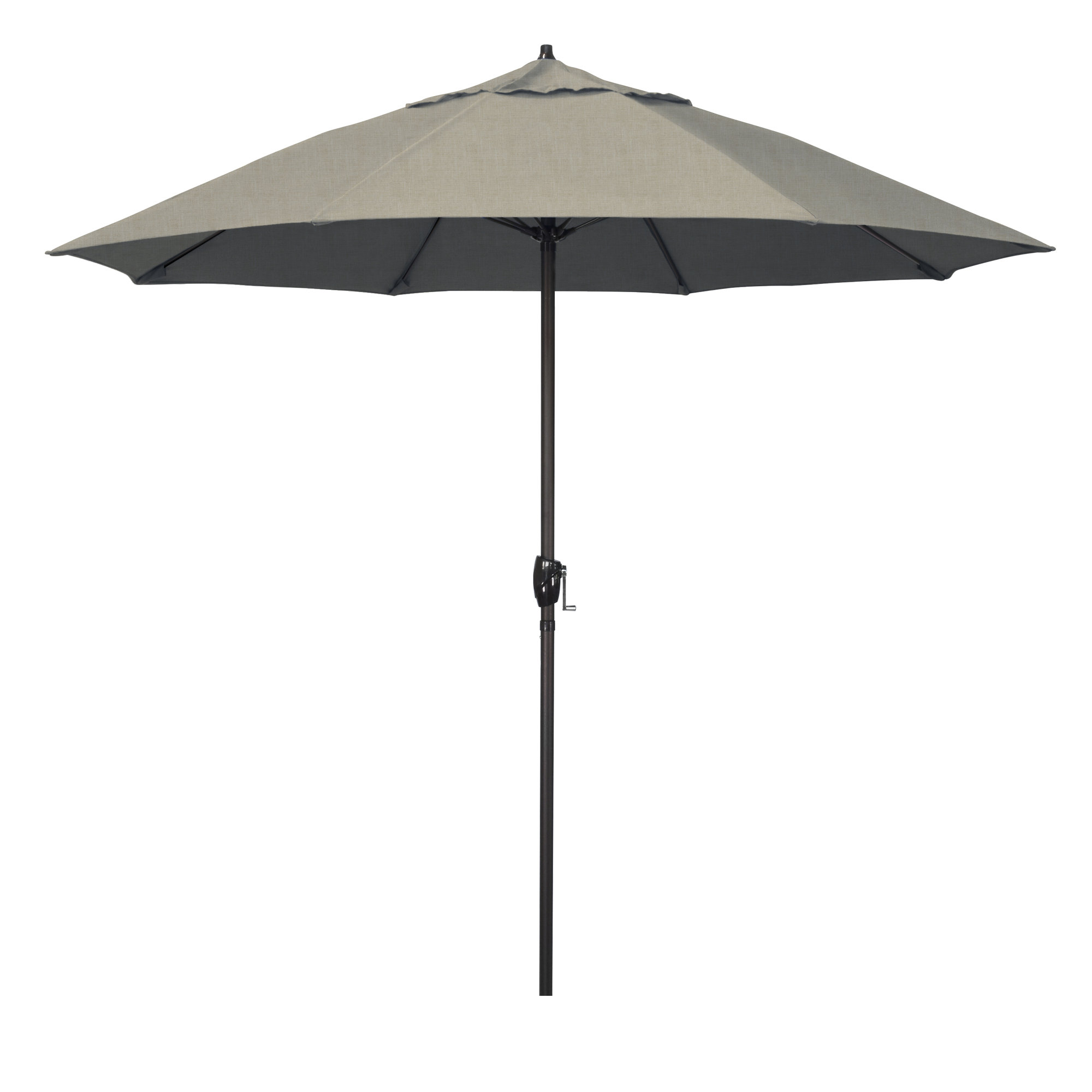 Deshaun 9' Market Sunbrella® Umbrella, Spectrum Dove Sunbrella® Plainweave