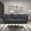 Adonia, canapé rembourré confortable de 90,55 po de style Cloud, sièges profonds avec plusieurs grands coussins moelleux, chaise longue convertible pour salon, chambre à coucher, appartement, bureau-1025812600