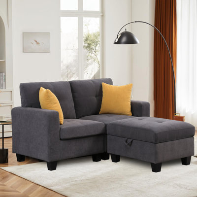 Canapé avec repose-pieds l 60 po Chesham
