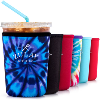 Zulay Kitchen Medium Reusable Iced Coffee Sleeve