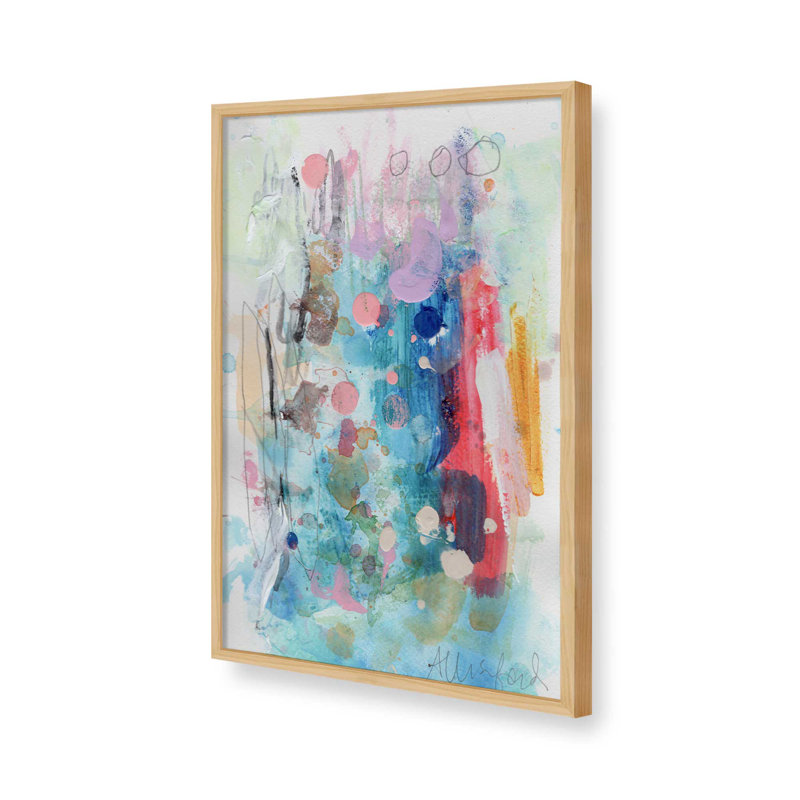 «Oceans Space» par Allison Ford, reproduction d'art, H 48 po x l 32 po, Reproduction encadrée d'une seule photo sans pass