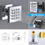 Système de douche thermostatique complet avec valve brute