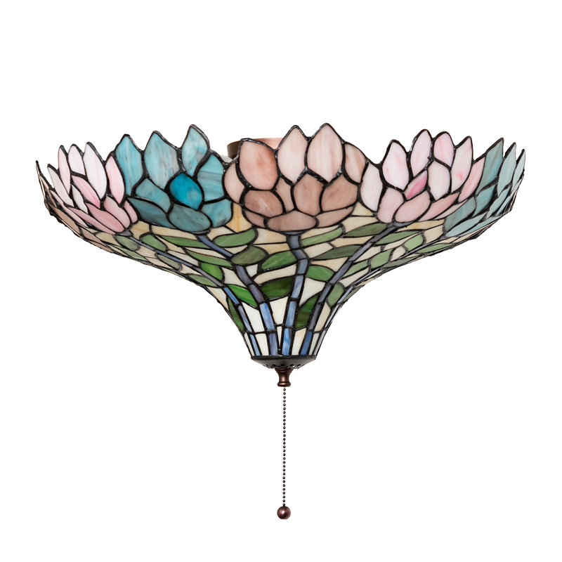 20" Wide Wisteria Fan Light Fixture
