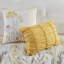 Ensemble d'édredon 5 pièces avec coussins décoratifs Seersucker - jaune-113361421
