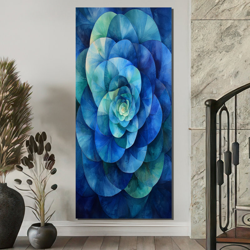 Frederick - impressions murales florales, H 60 po x l 28 po, Toile tendue, Ne s’applique pas
