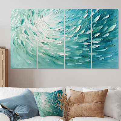 Joe - FeathersWall art Wall Art Decor Set 4 Piece