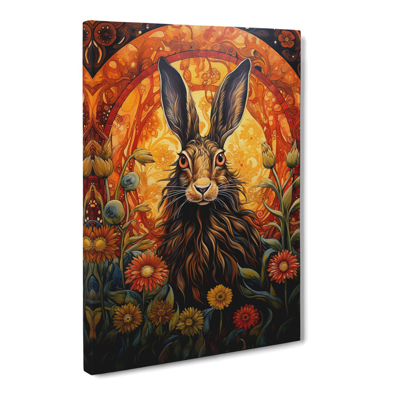 Hare Renaissance - Print, 60cm H x 40cm W x 3cm D
