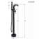 Floor Waterfall Faucet with Diverter