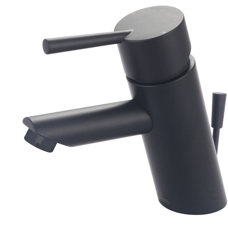 Single-Hole Single-handle Bathroom Faucet with Drain Assembly