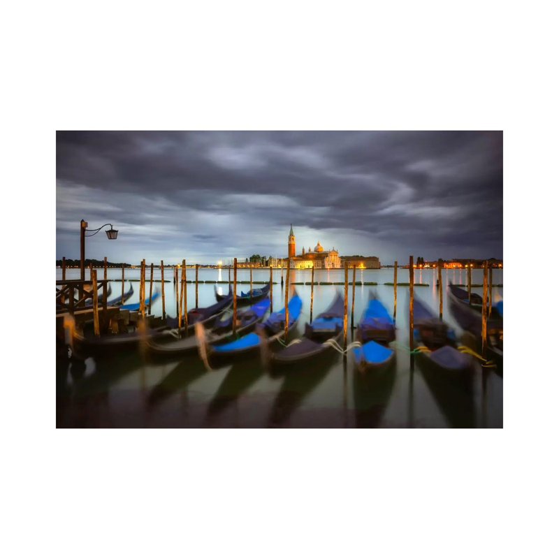 A Quiet Moment, Venice, Italy by Jim Nilsen - Wrapped Canvas Print, 20.32cm H x 30.48cm W x 1.91cm D