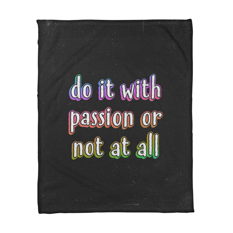 Sewn Throw Blanket, 60" W x 80" L, Medium, Black/Pink