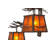 Rustic Lodge 3 - Light Steel Chandelier