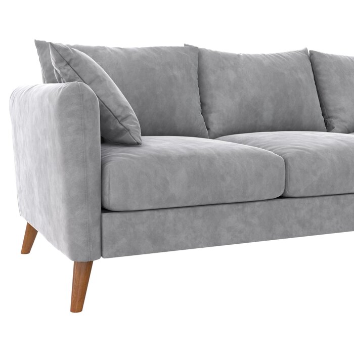 Novogratz Magnolia Velvet Sectional & Reviews | Wayfair