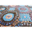 Tapis bleu / rouille / vert / noir de haute qualité noué à la main-81904555