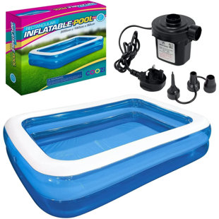 Polyvinyl Chloride (PVC) Rectangle Inflatable Pool 51cm H x W x 262cm L
