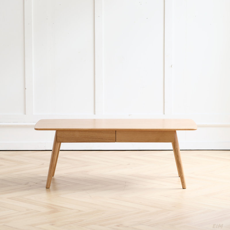Largeur de 120 po x profondeur 56 po x hauteur 45 cm, bureau en bois naturel avec tablette de rangement