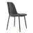 Izzat 4-Person Dining Set with 47" D Rectangular Table and Chenille Chairs-2050251726