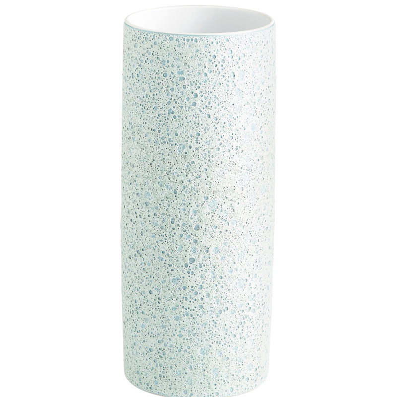 Fiji Ceramic / Porcelain Table Vase, 17.5" H x 7" W x 7" D