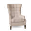 Gallin Leather Tufted Wingback Chair-1889498996-1889499001