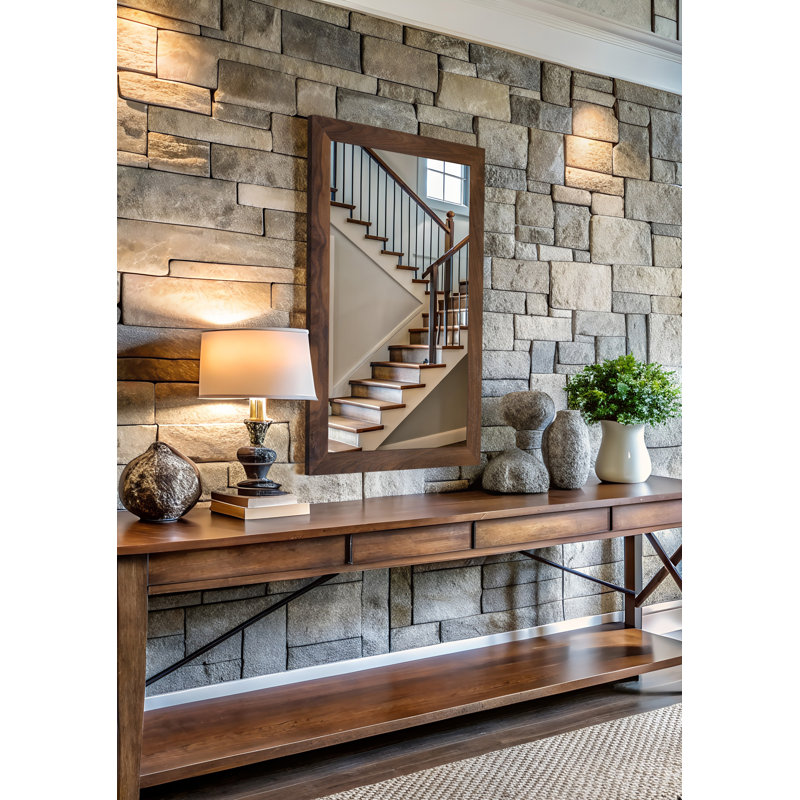 Rayne Mirrors Ozark Hardwood Mirror Walnut, 33" x 56"