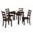 Miramare 4 - Person Four Leg Dining Set-121581911