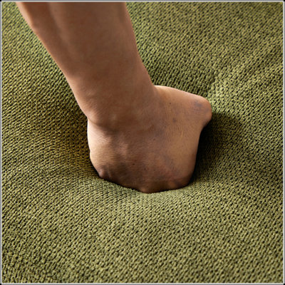 Repose-pieds ovale rembourré avec rangement à franges et couvercle relevable - Repose-pieds multifonctionnel et rangement caché pour le salon ou la chambre à coucher
