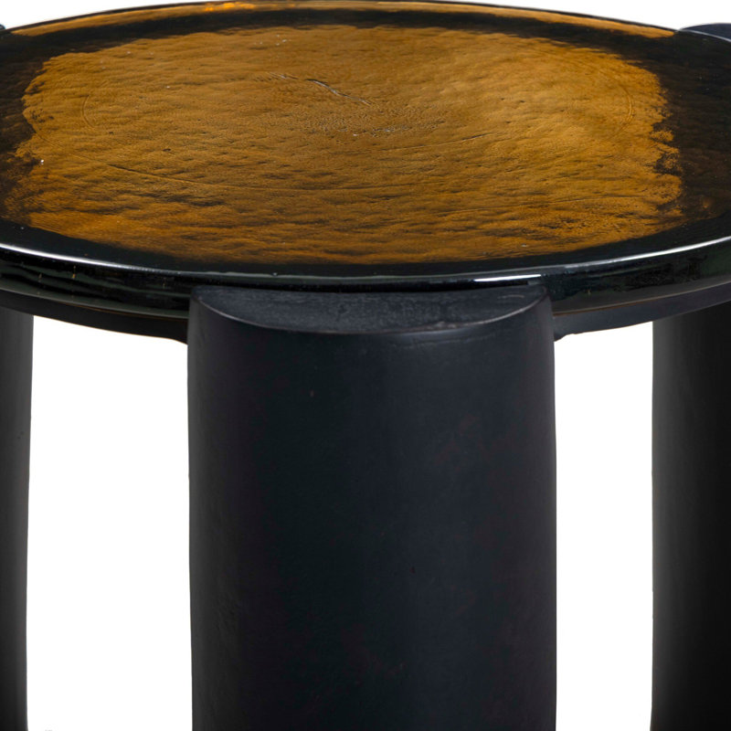 Rover Glass End Table, 18.75" H x 24.25" W x 23.75" D