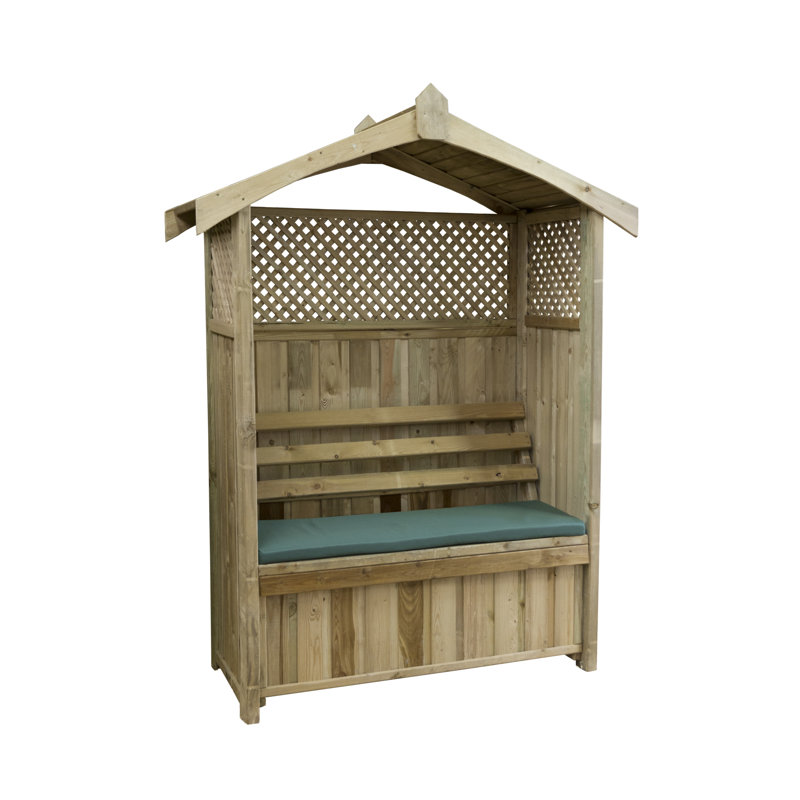 Millville Arbour Garden Bench Cushion, Green