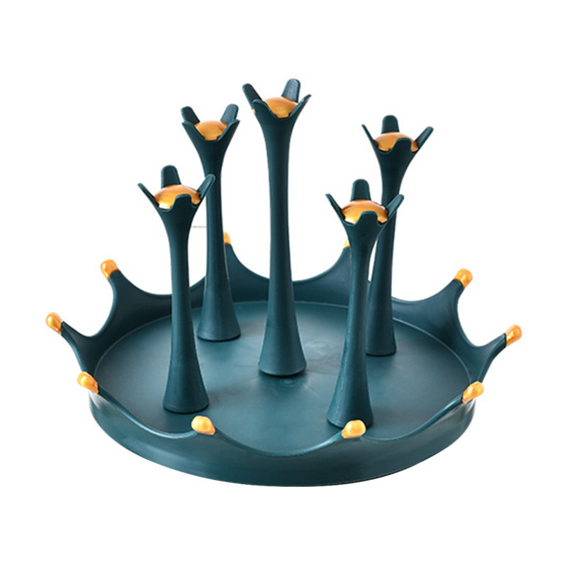 Séchoir rotatif en verre, 11.14" H x 11.14" W x 2.36" D